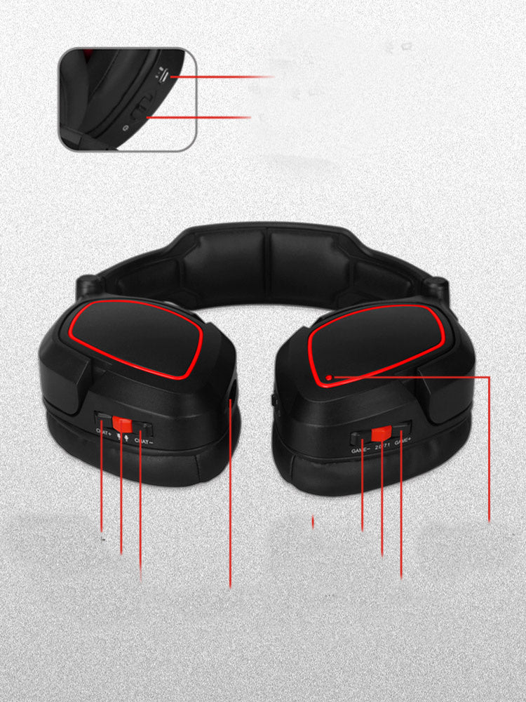 Wireless fiber optic headset