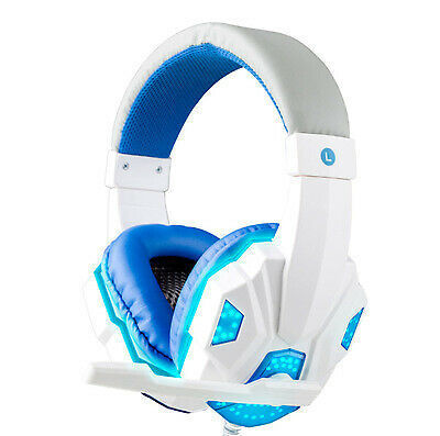 3.5mm Gaming Headset Mic LED Headphones